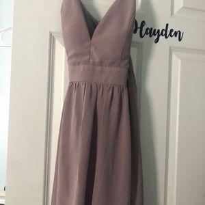 Lilac purple dress